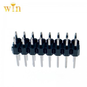 2.54mm 2x8P Dual Row double plastic DIP Pin Header 3.0mm-9.2mm