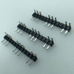 2.54mm pitch 12P 90° right angle pin header empty 4P pin connector