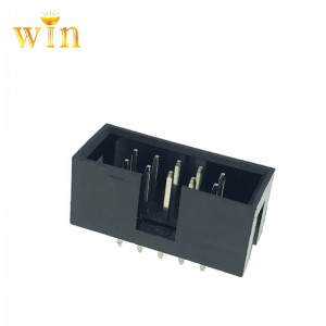 2.54mm pitch 10P box header square connector