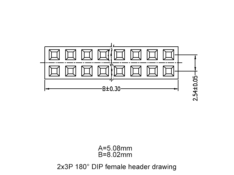 2.54mm 2x3P双排母 drawing 1.jpg